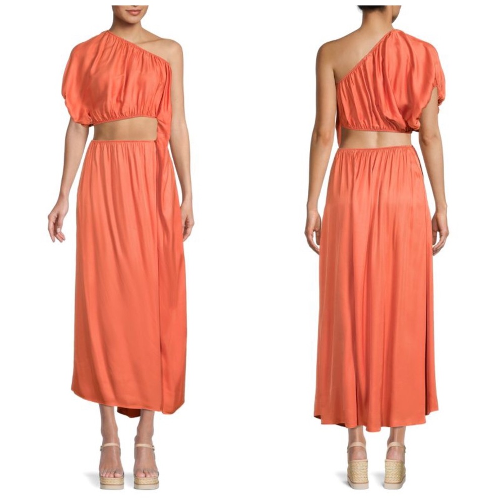 FARM RIO One Shoulder Cutout Maxi‎ Dress
